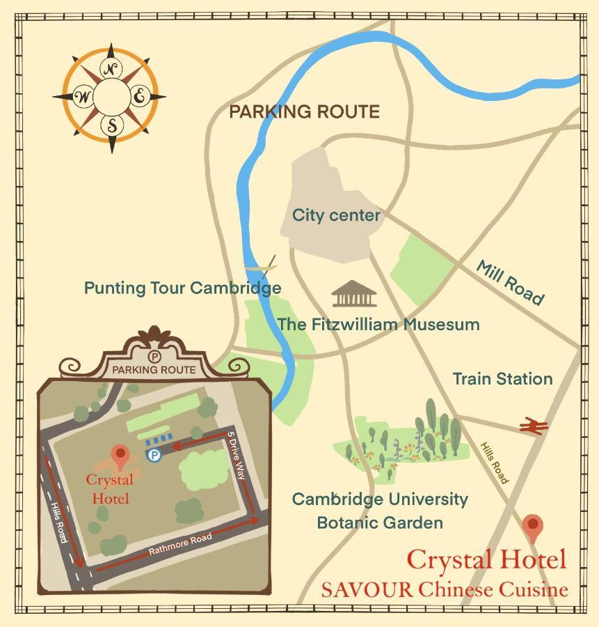 Crystal Hotel & Savour Cambridge  Bagian luar foto
